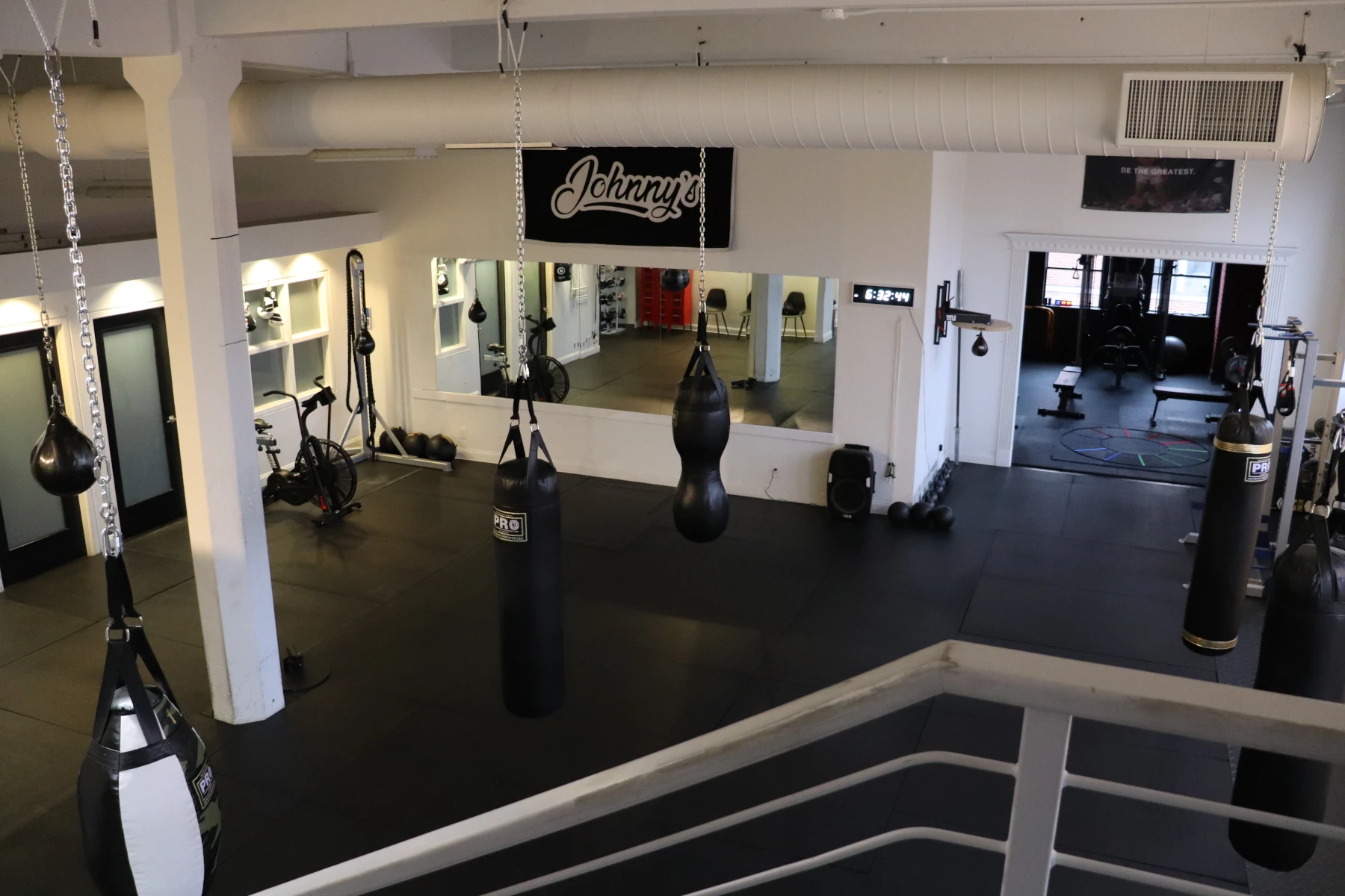 Overview shot of the gym